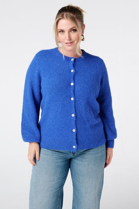 Cardigan en maille fine avec fermeture à boutons Cardigan en maille fine avec fermeture à boutons