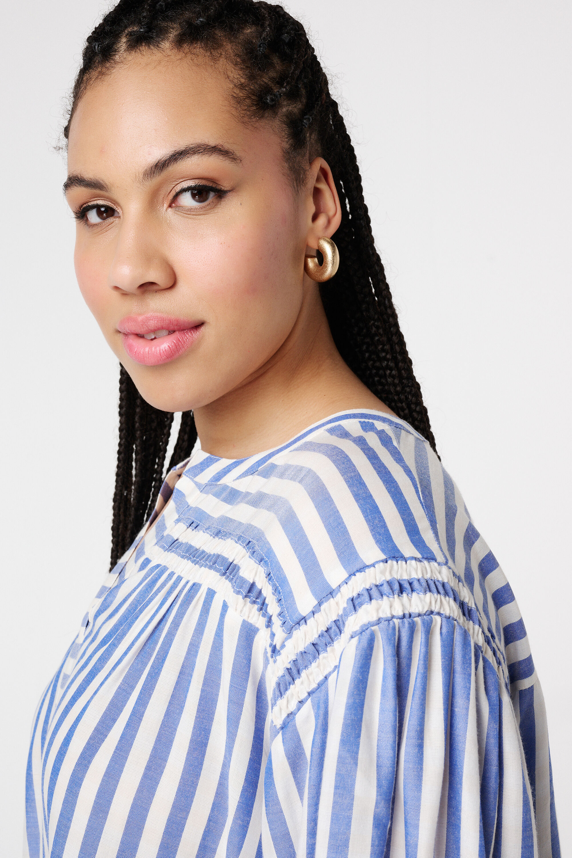 Chemisier &agrave; rayures image number 4