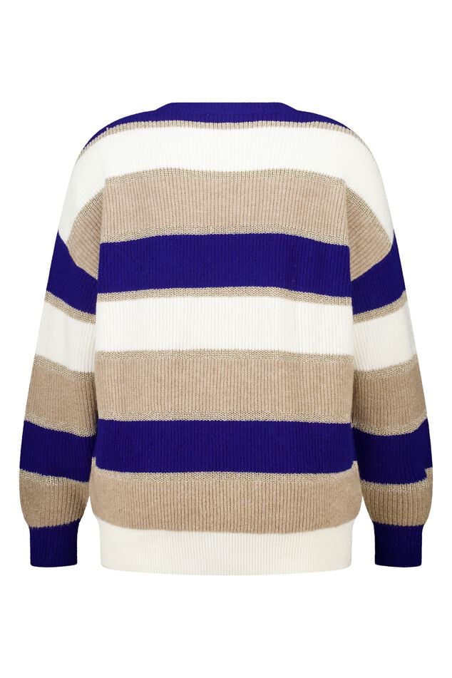 Pull rayé avec lurex image number 2