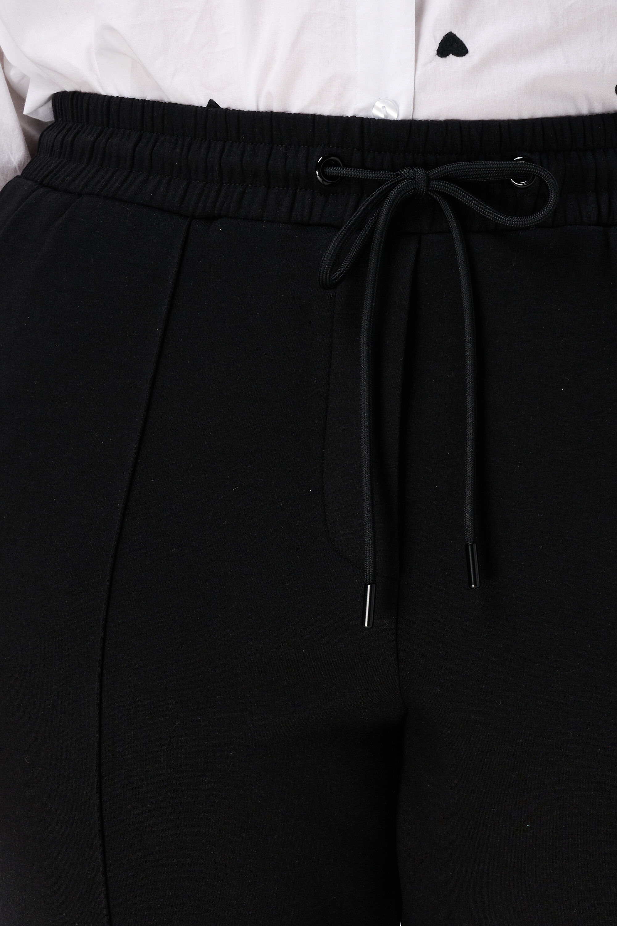 Pantalon avec taille &eacute;lastique et couture d&eacute;corative image number 4