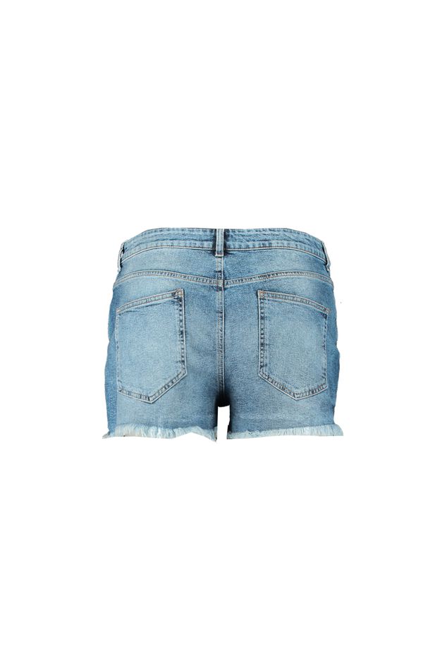Short en denim avec clous image number 2