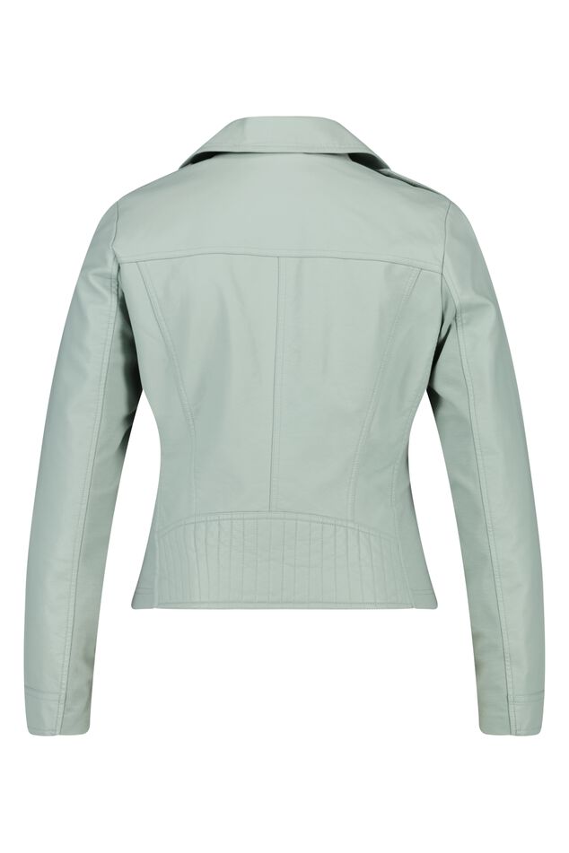 Veste style motard en similicuir image number 2