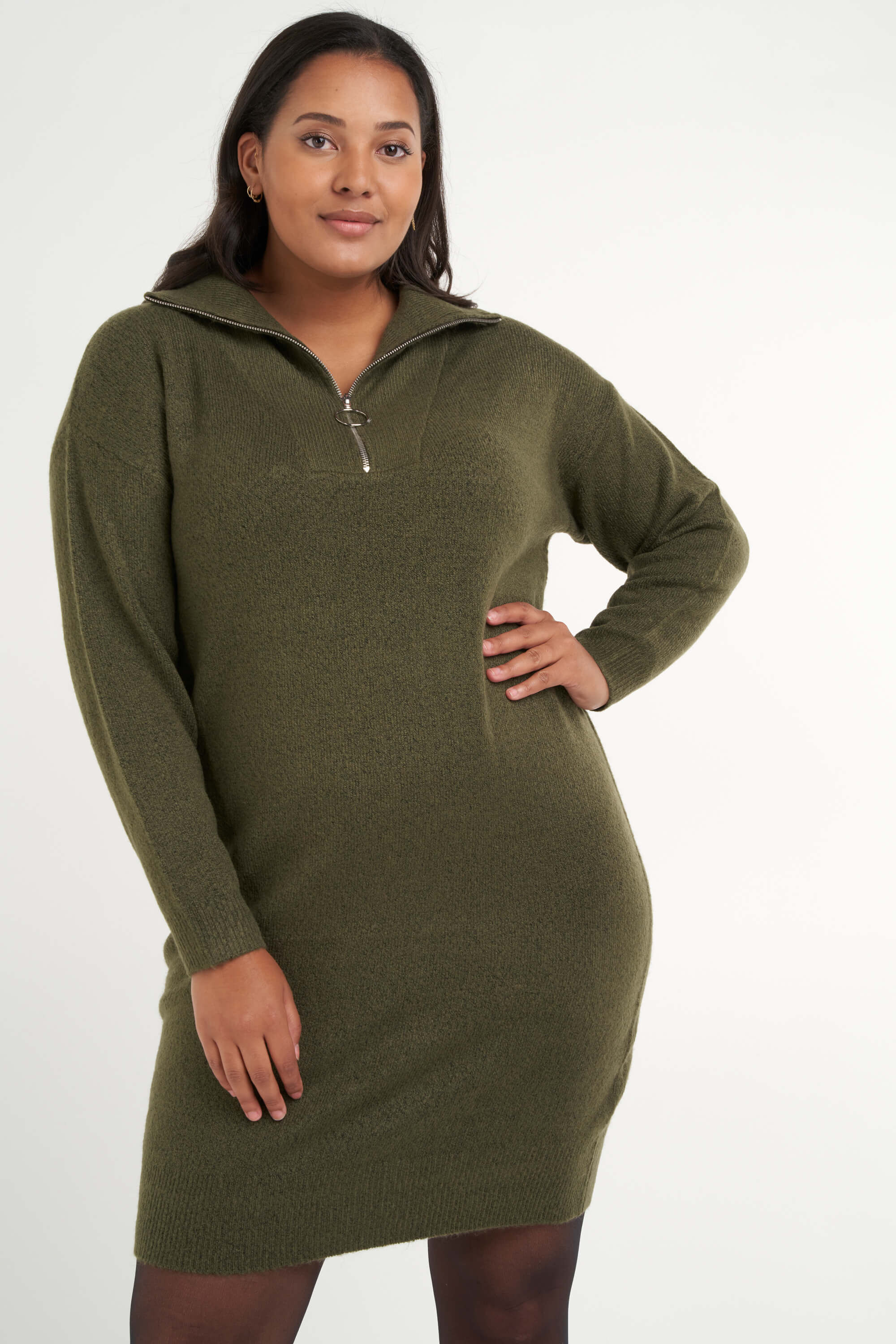 Pull long &agrave; fermeture &eacute;clair  image number 5