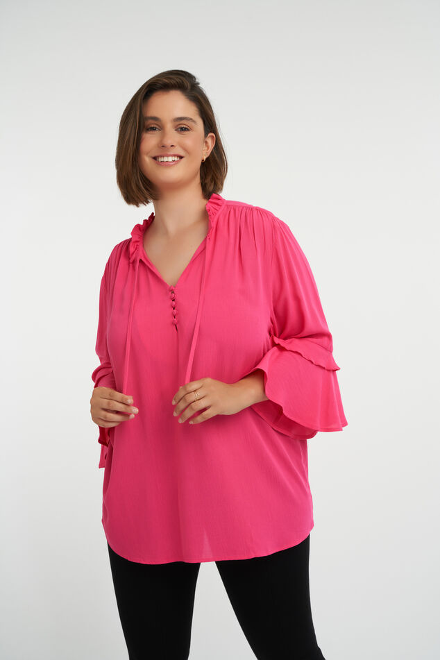 Chemiser à volants et boutons image number 7