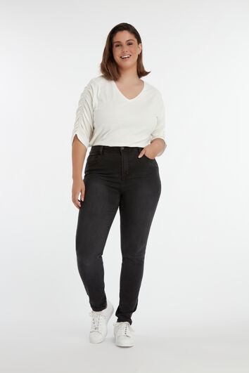 Jean skinny taille haute CHERRY