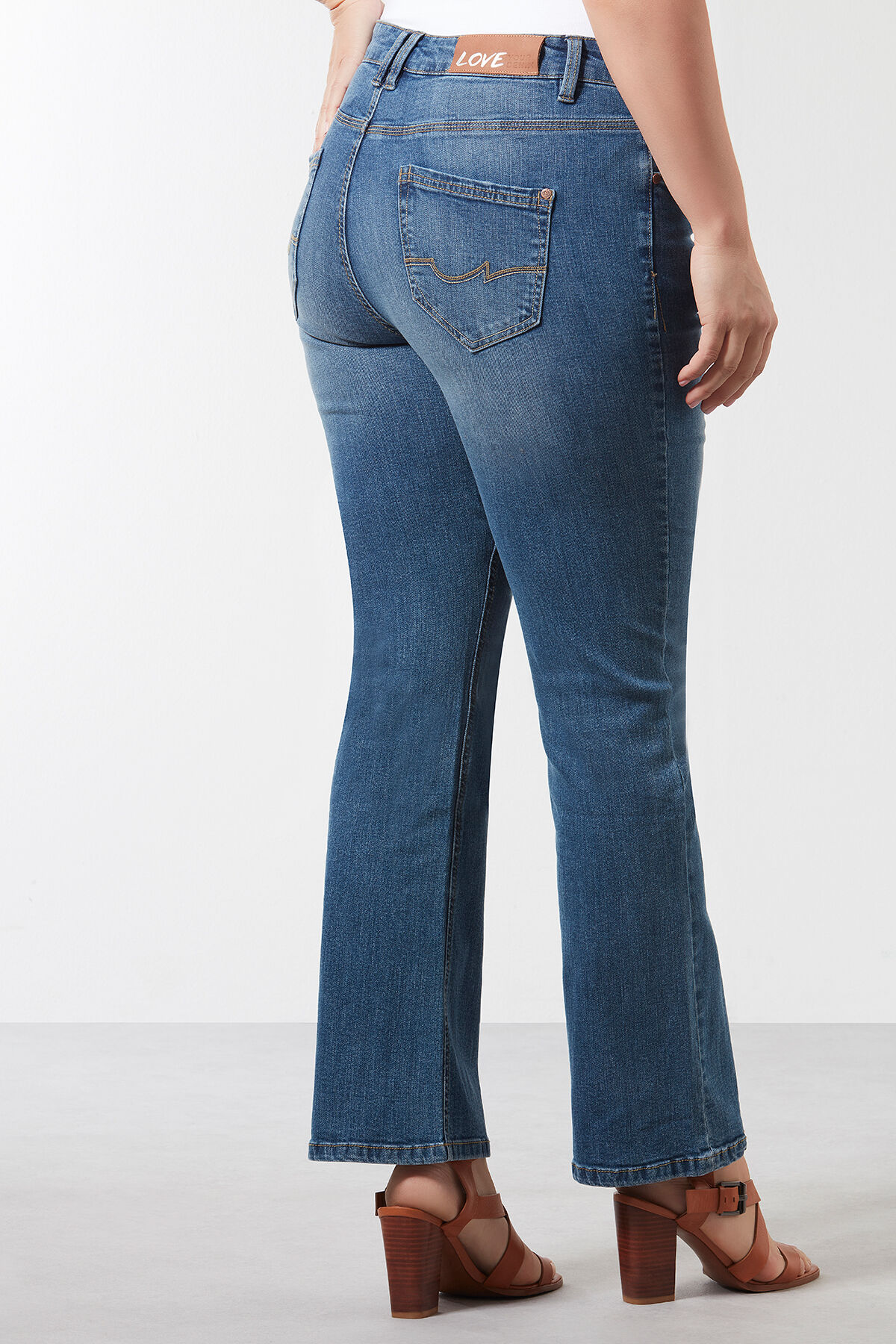 Jean bootcut VIOLET image number 3