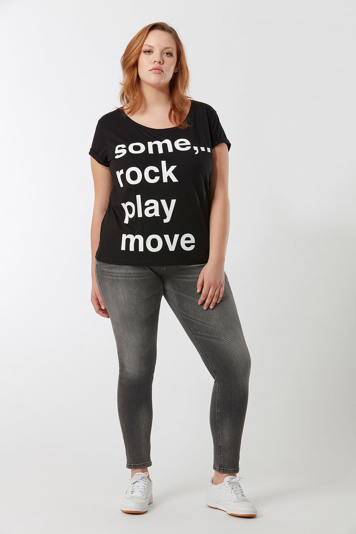 some,... jeans skinny coupe O gris image number 0