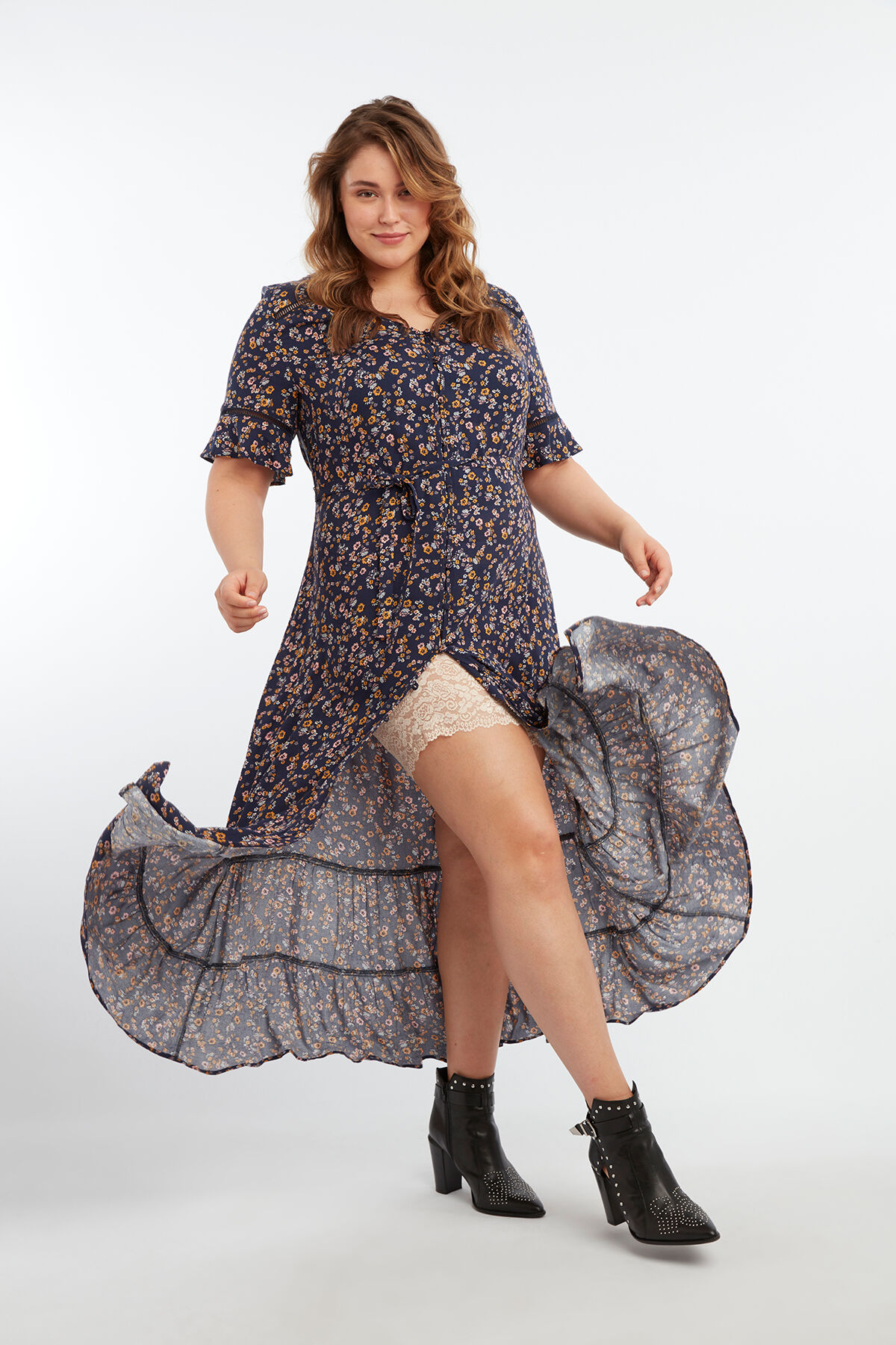 Maxi Robe &agrave; imprim&eacute; floral image number 6