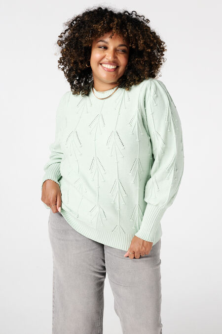 Pull avec imprimé brodé Pull avec imprimé brodé