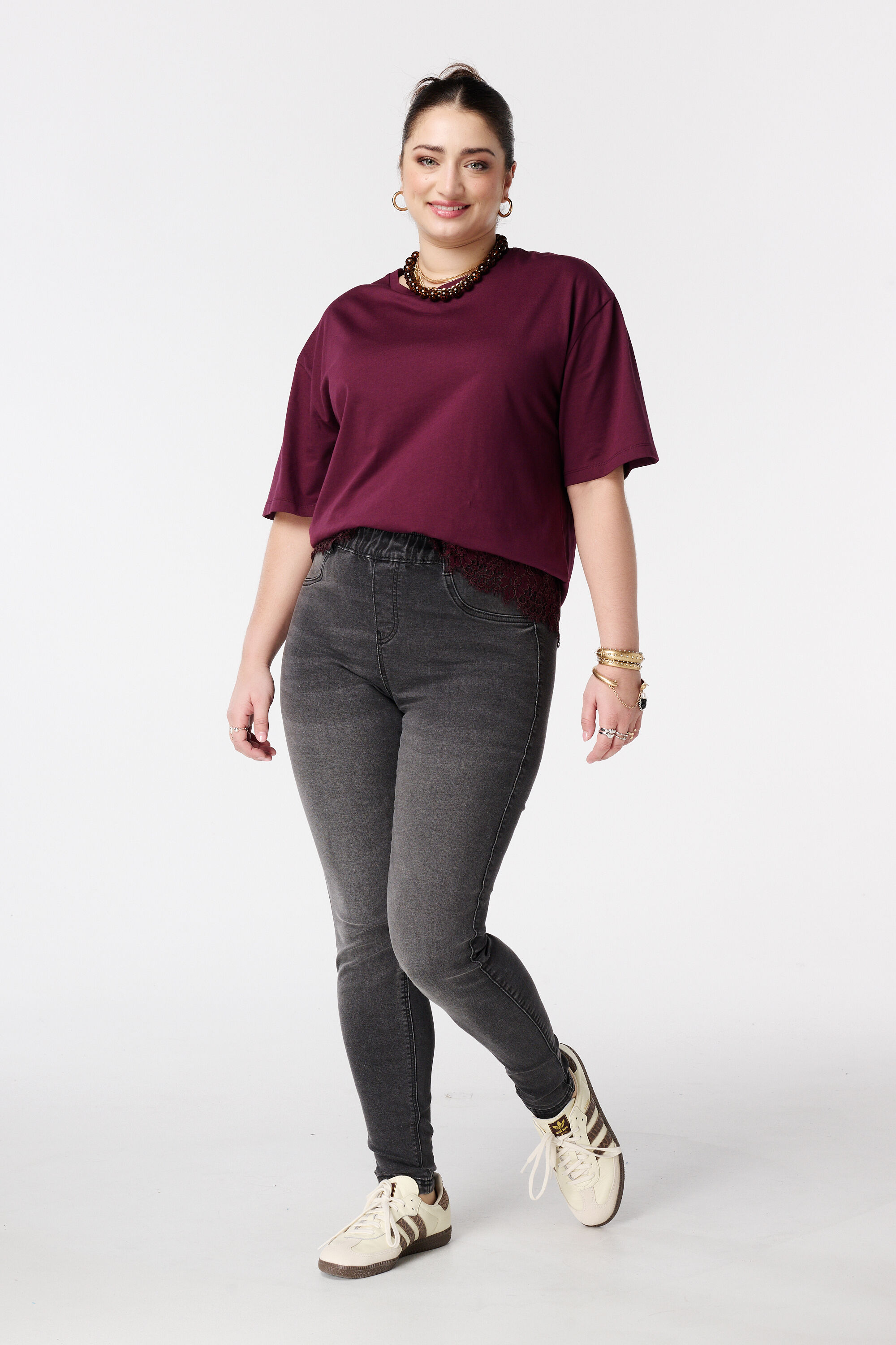 Tregging aspect denim