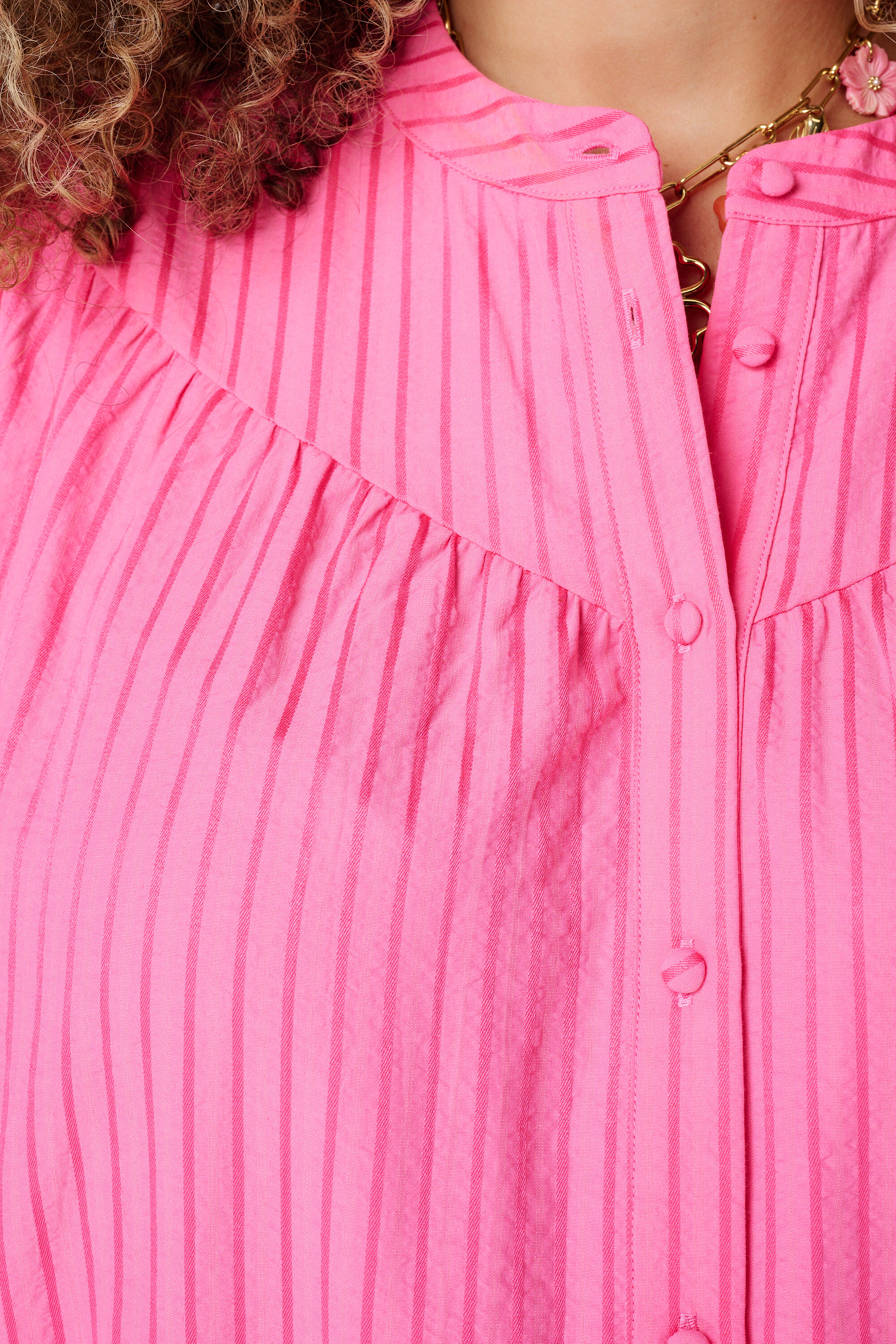 Chemisier avec rayures fantaisie  image number 6