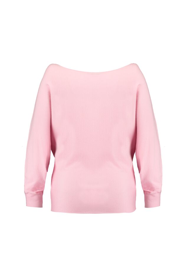 Pull-over doux avec manches chauve-souris image number 3