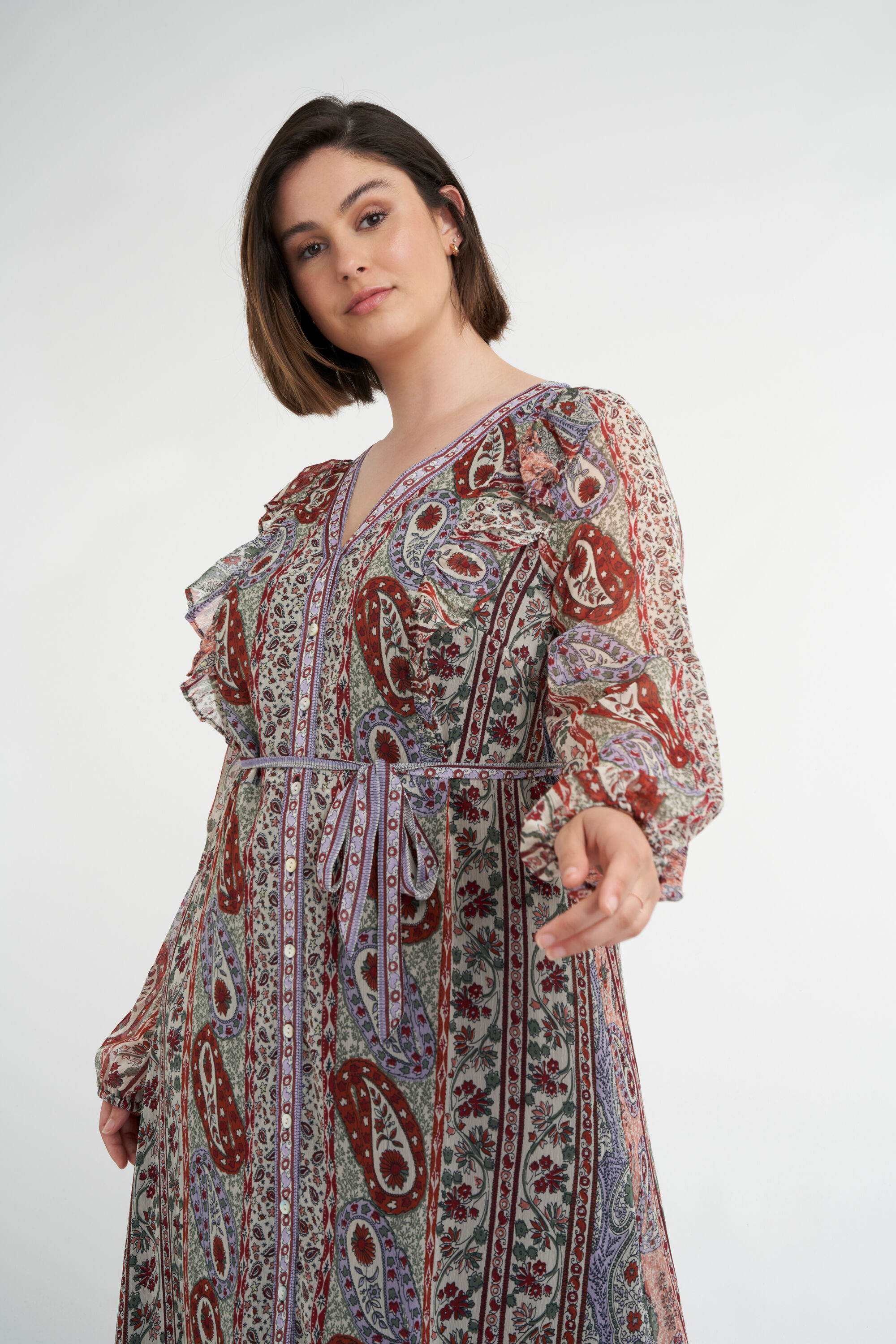 Robe longue &agrave; imprim&eacute;  image number 6