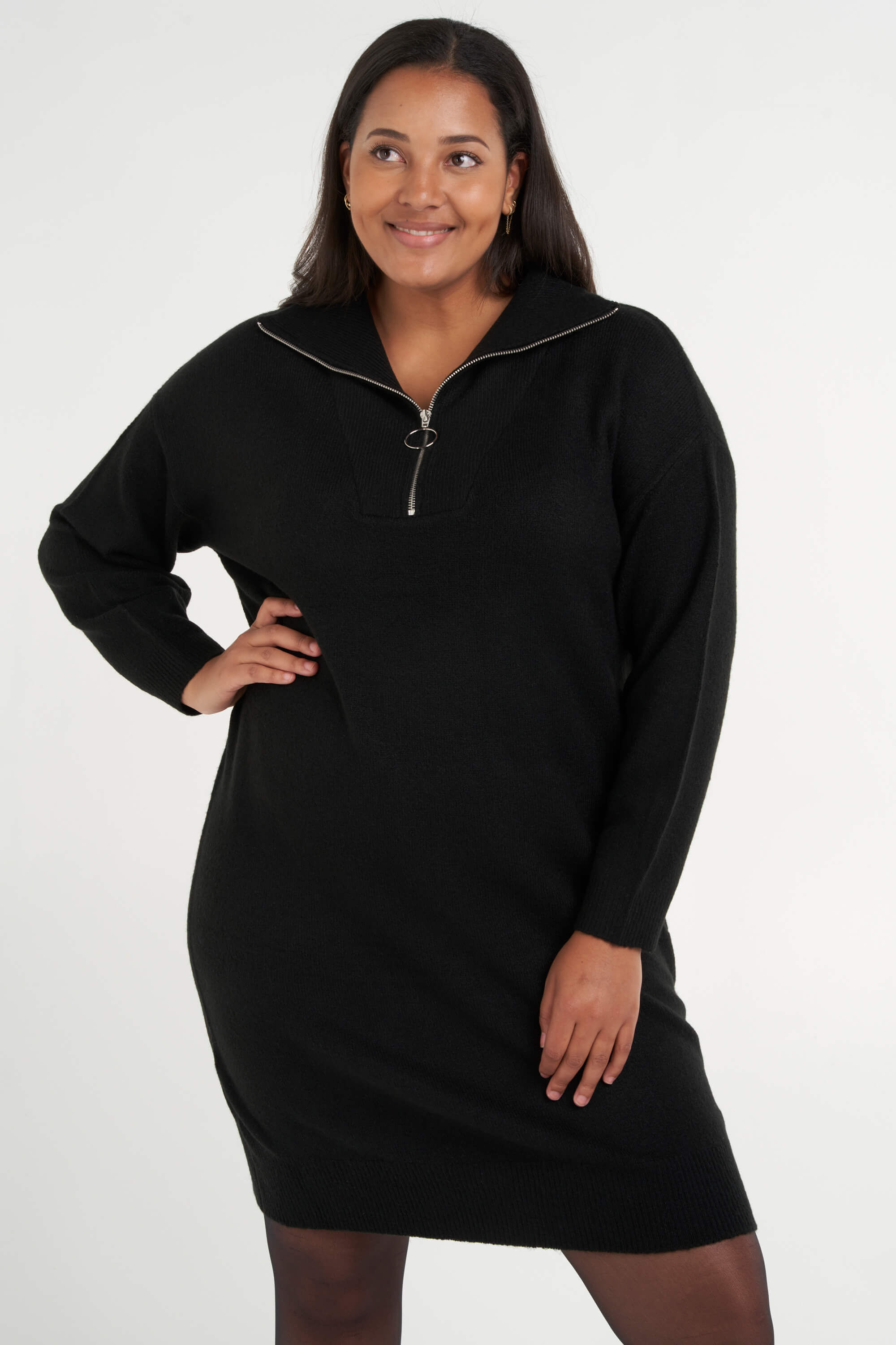 Pull long &agrave; fermeture &eacute;clair  image number 5