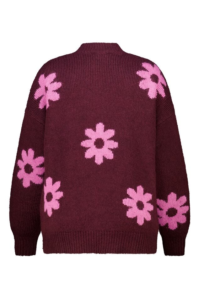 Pull à imprimé floral image number 2