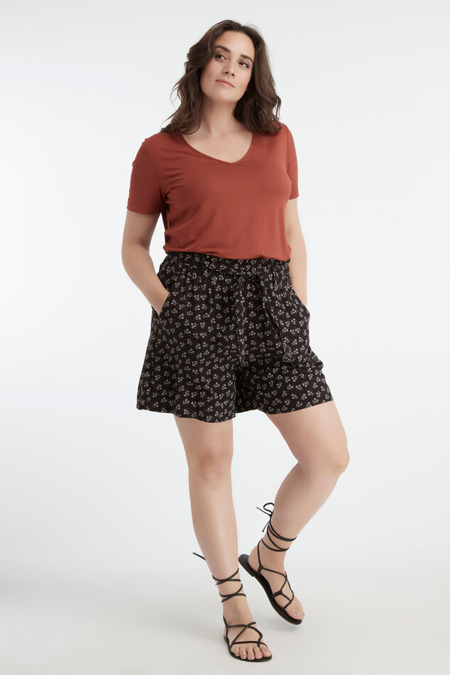 Short en viscose à imprimé image number 0