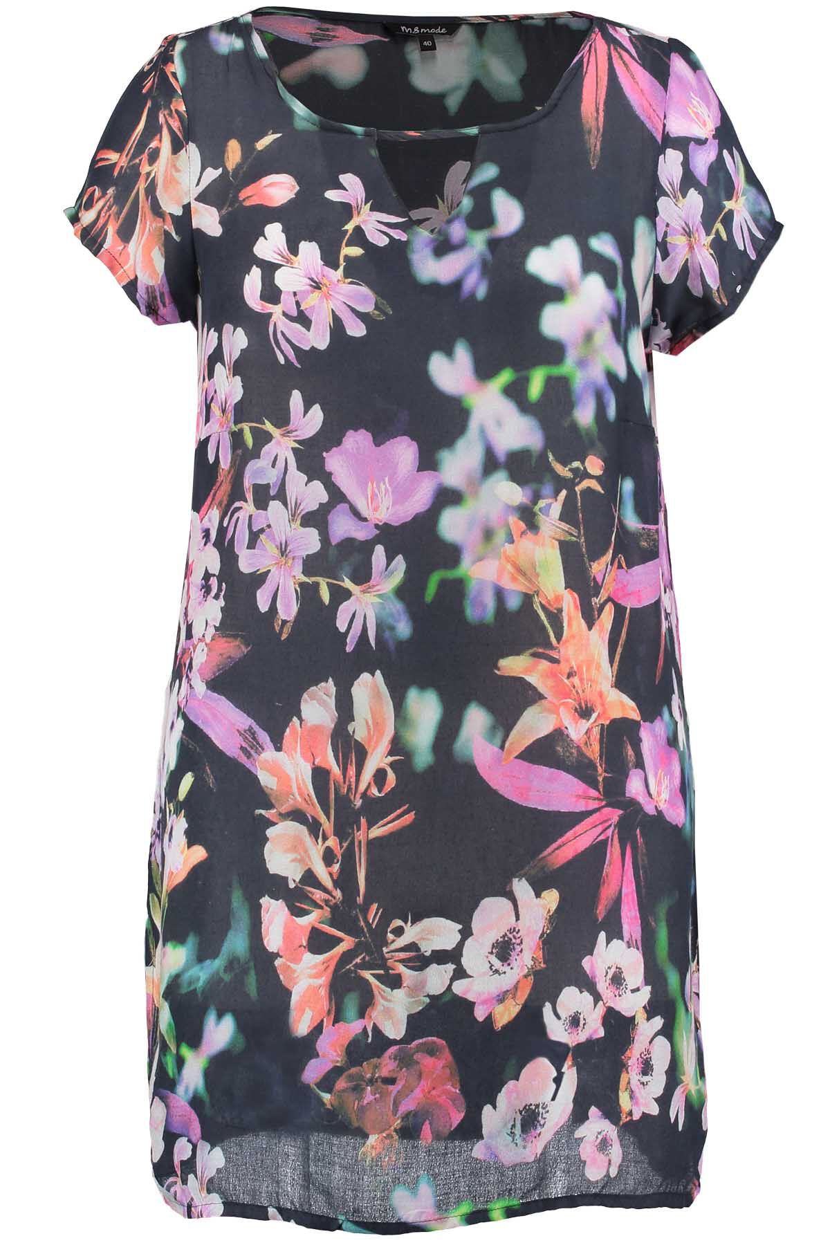 Chemisier color&eacute; &agrave; &eacute;paules d&eacute;nud&eacute;es  image number 1