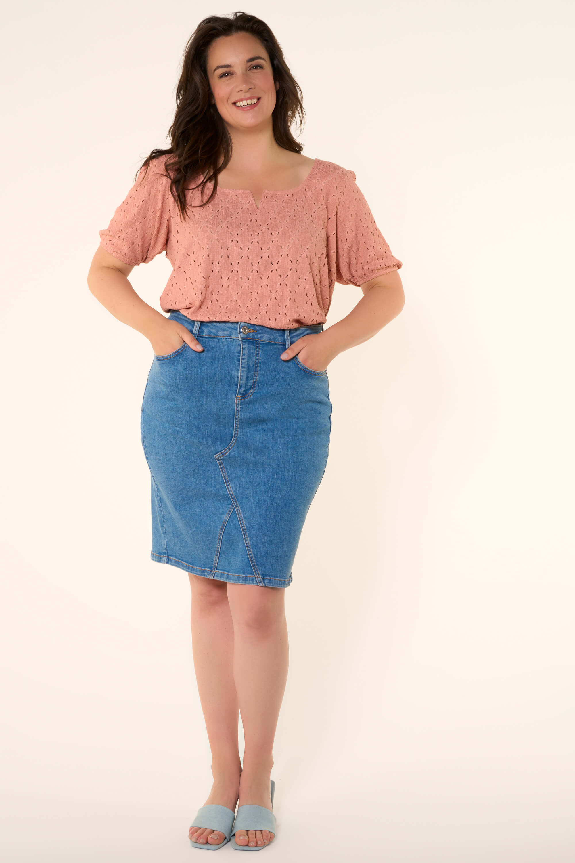 Jupe en jean image number 6