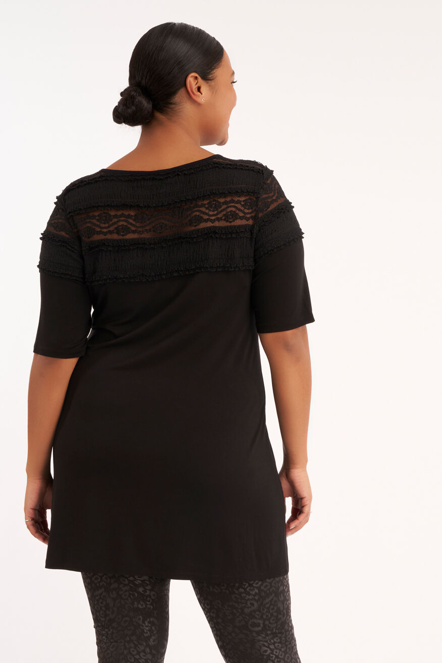 Haut trap&egrave;ze en dentelle  image number 3