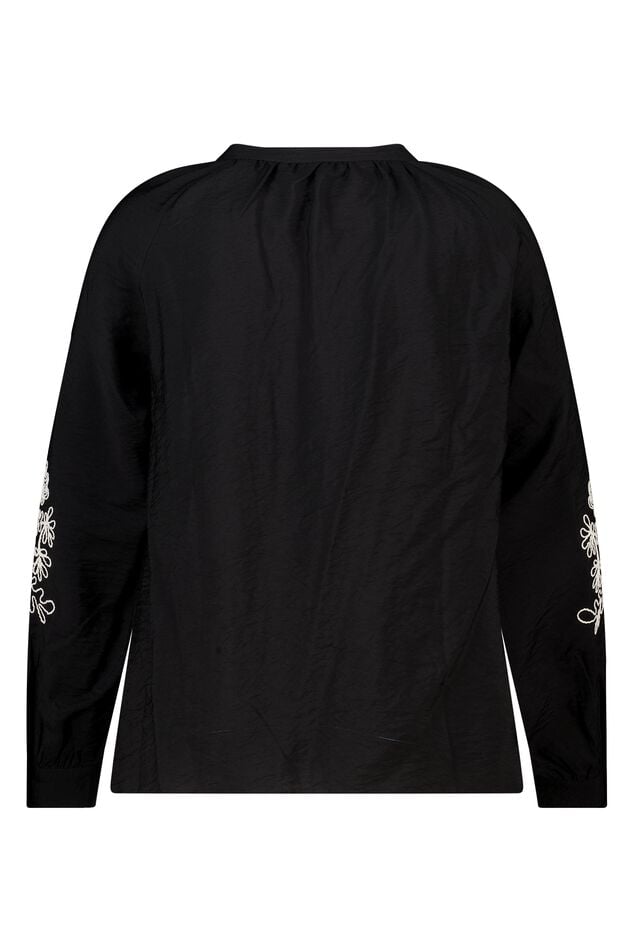 Blouse avec broderies sur les manches image number 2