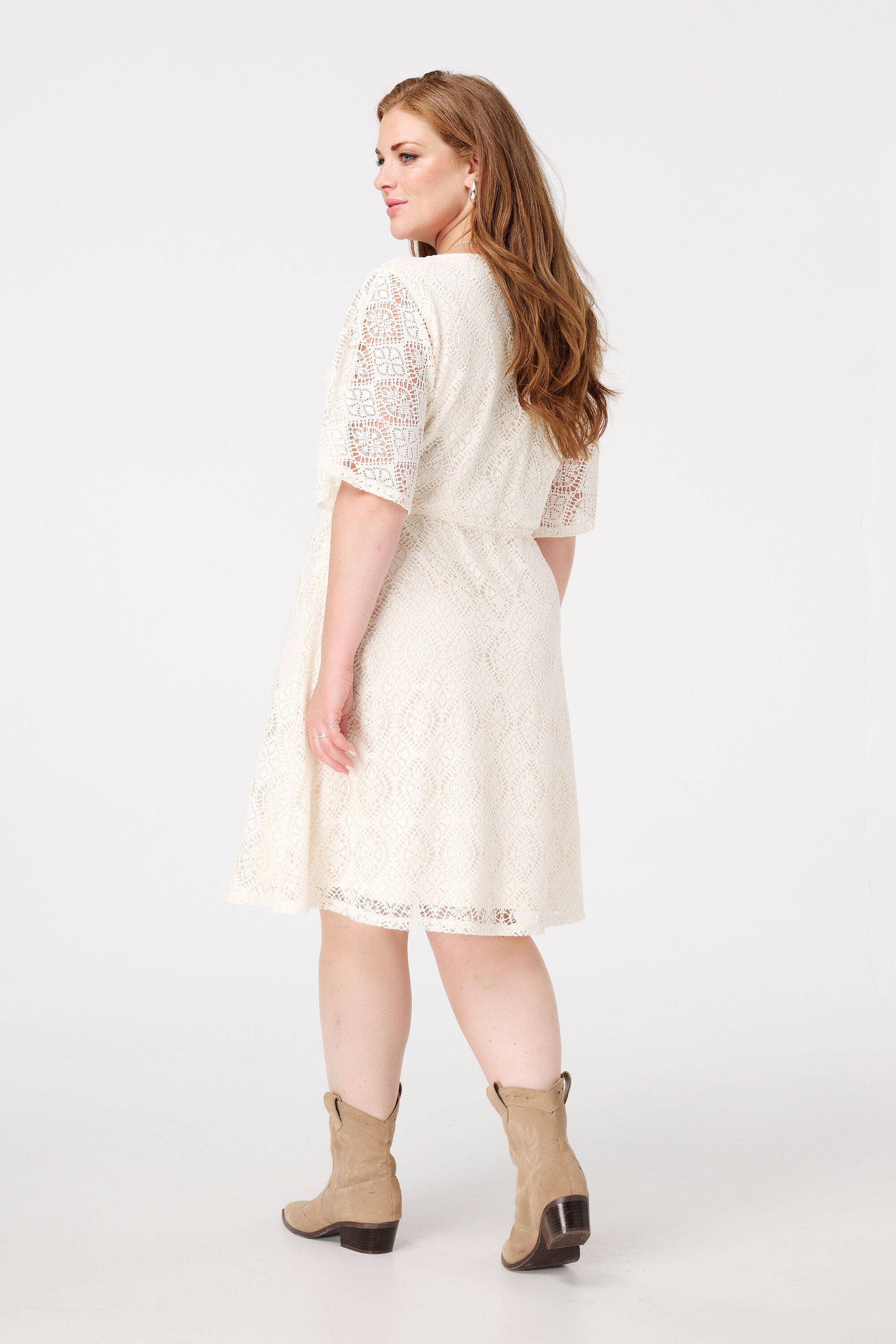 Robe avec aspect brod&eacute; image number 3