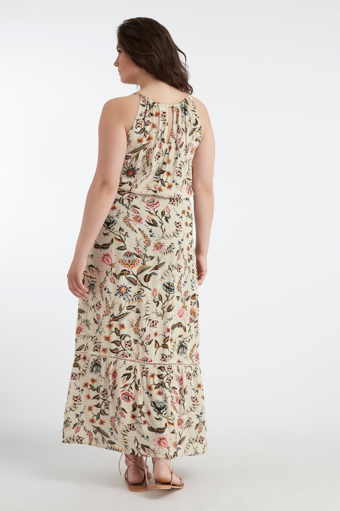 Robe longue boh&egrave;me imprim&eacute;e image number 4