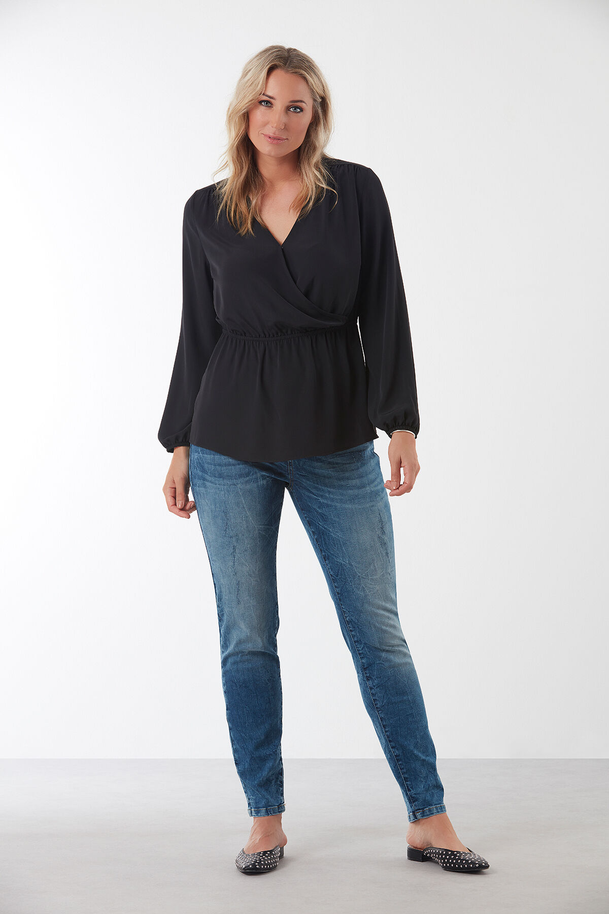 Blouse cache-coeur image number 3