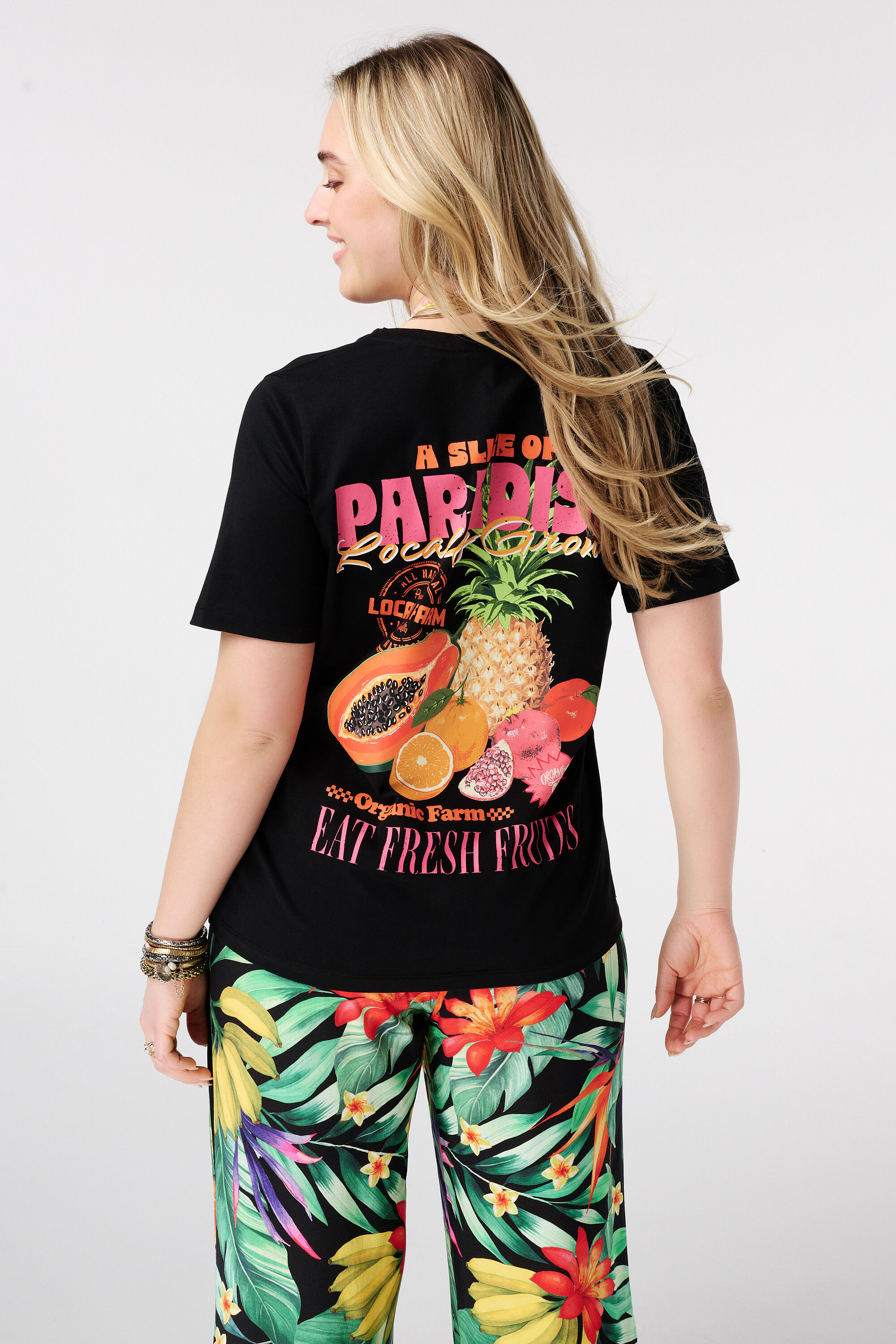 T-shirt avec imprim&eacute; au dos image number 0