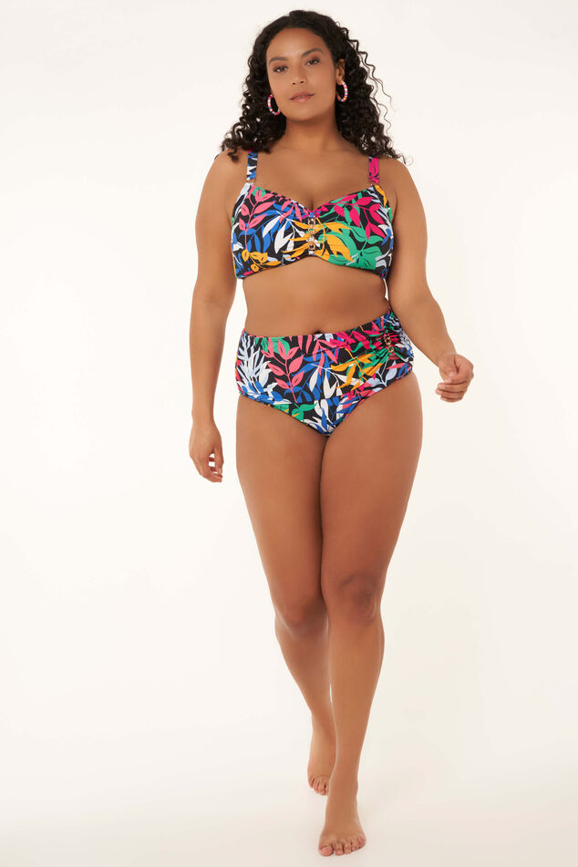 Bas de bikini avec croisement et détails métalliques image number 6