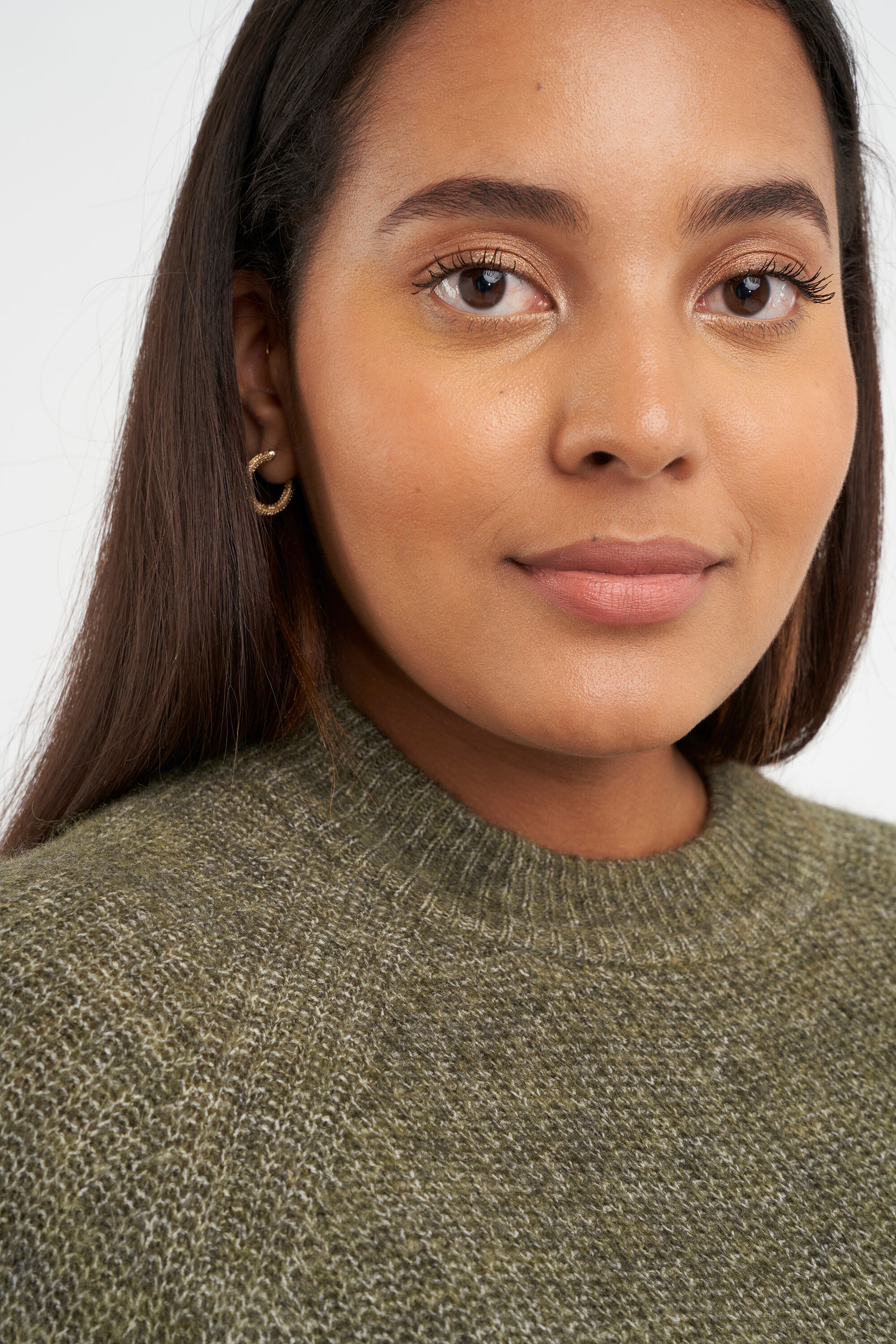 Pull long en maille image number 7