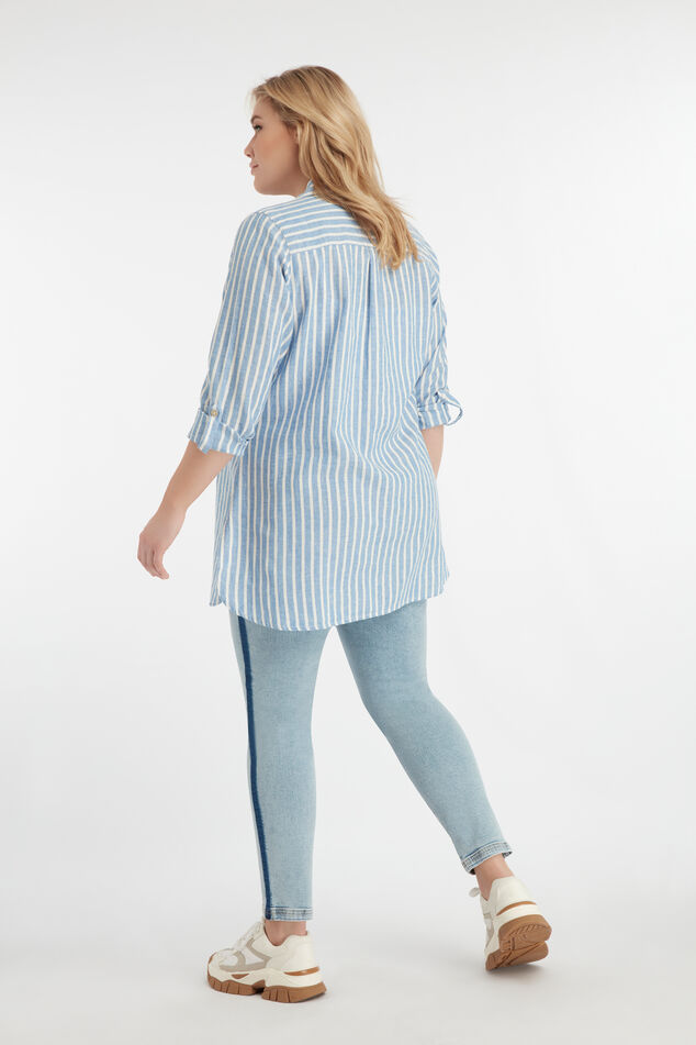 Chemisier long rayé image number 4