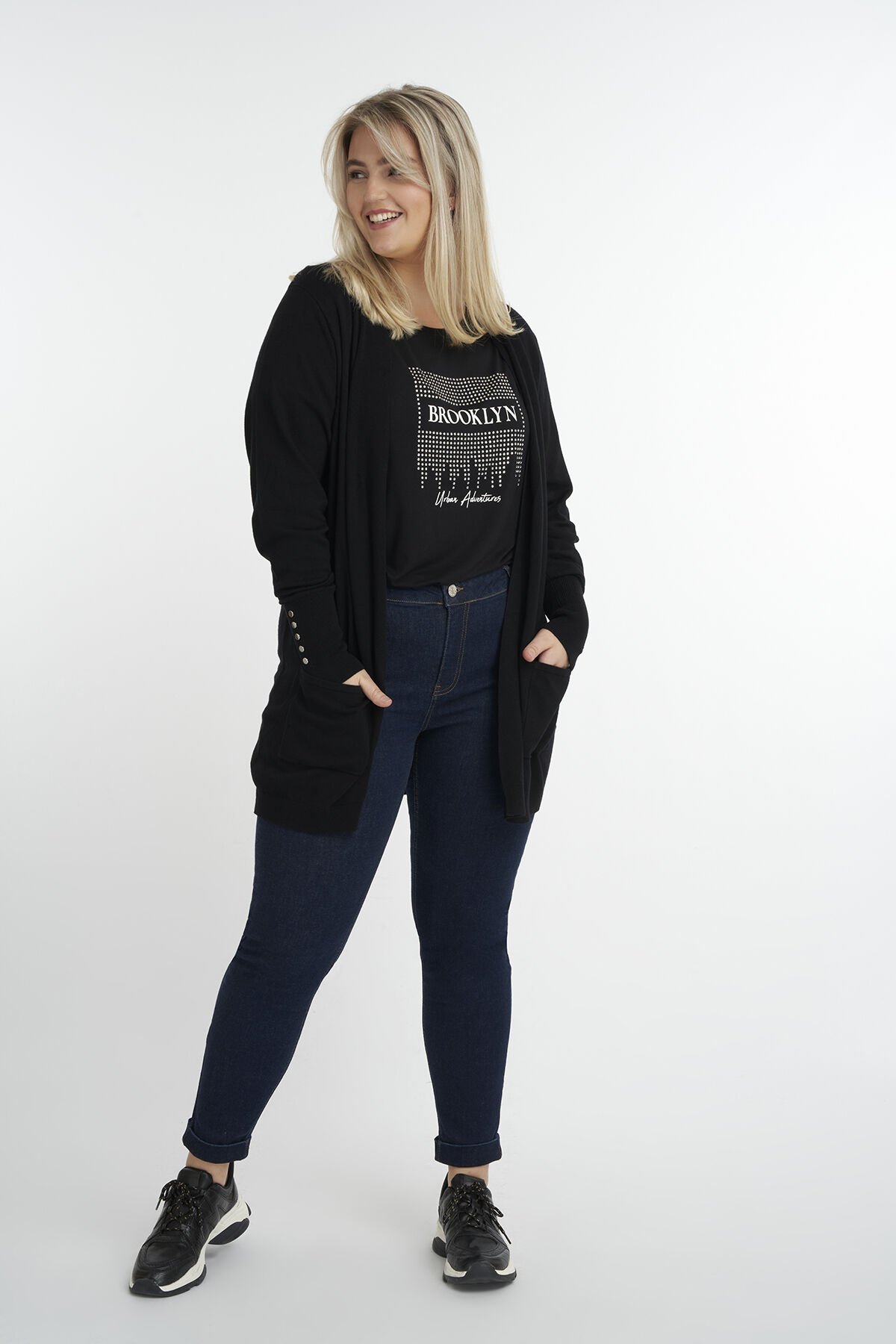 Cardigan long et ouvert image number 5