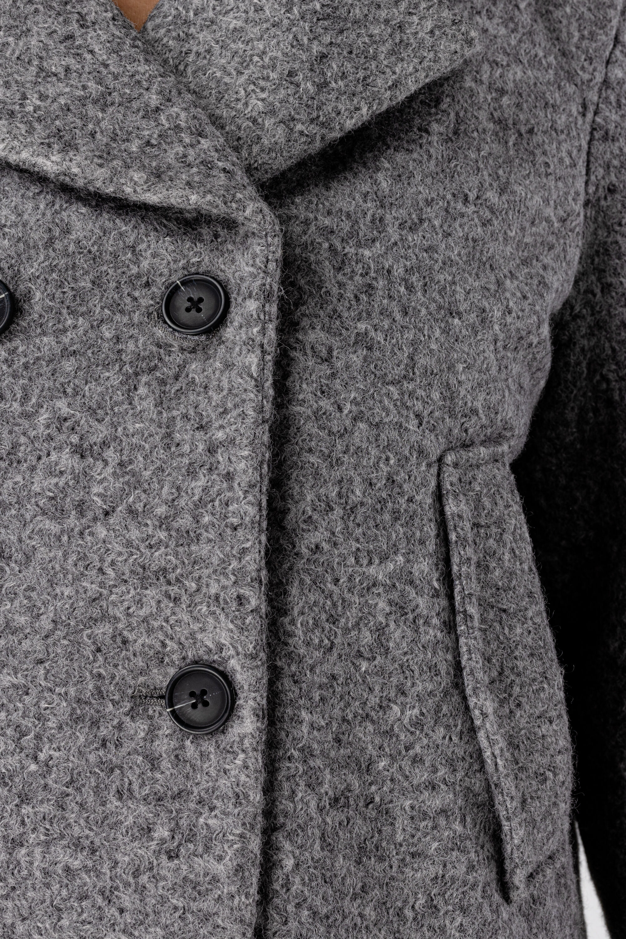 Veste courte &agrave; double boutonnage image number 4