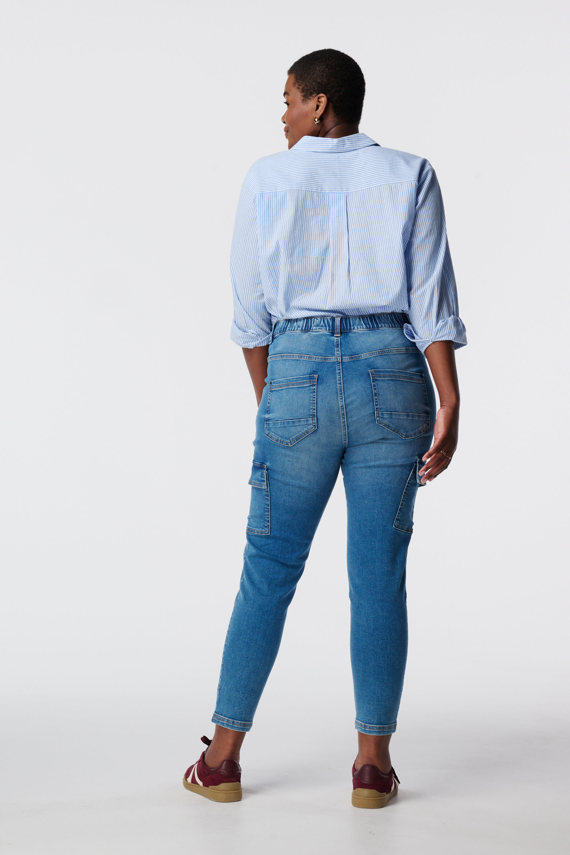 Tregging cargo &agrave; jambe skinny image number 3