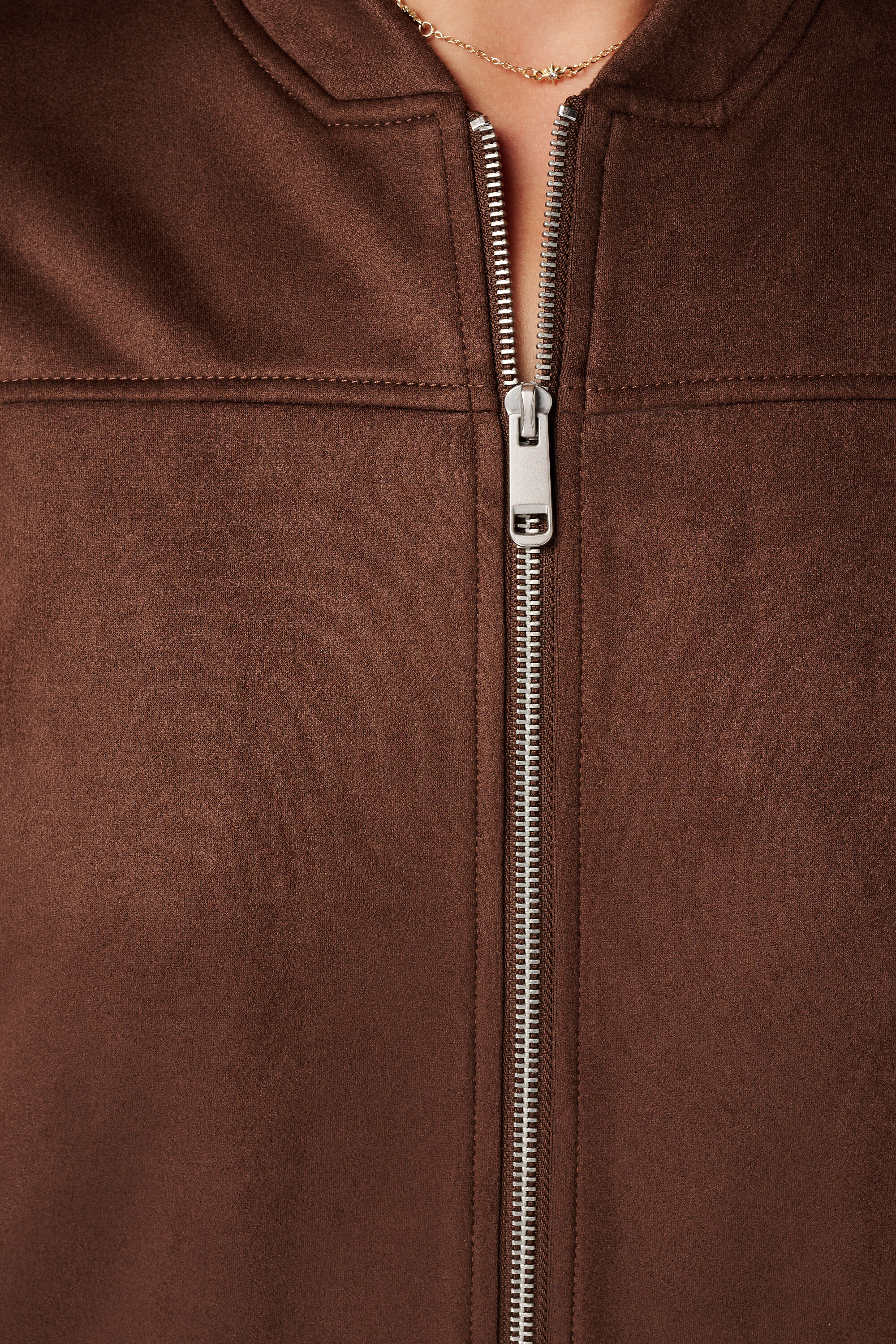 Blouson bomber en su&eacute;dine image number 6