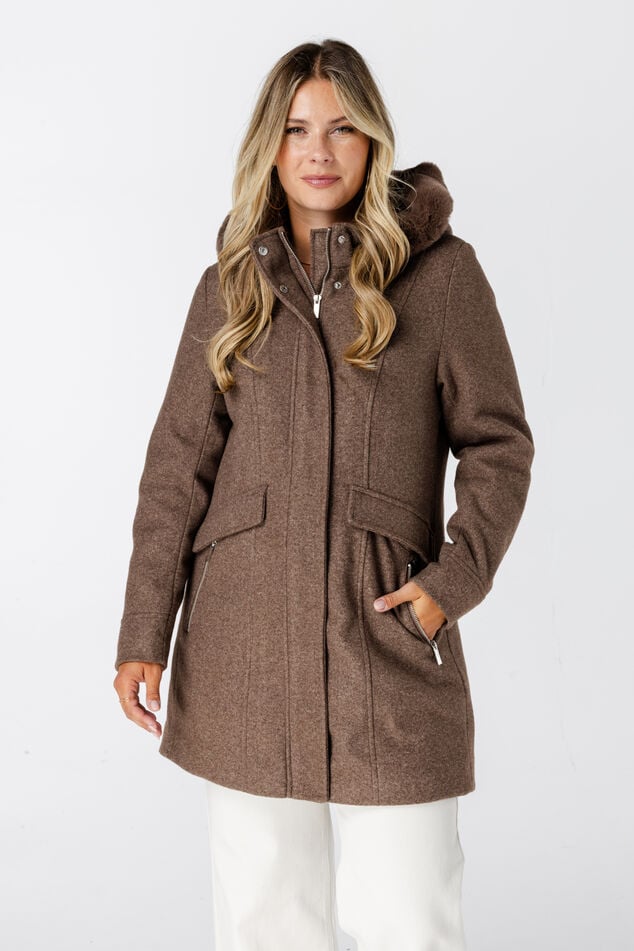Veste doublée avec fermeture éclair image number 0
