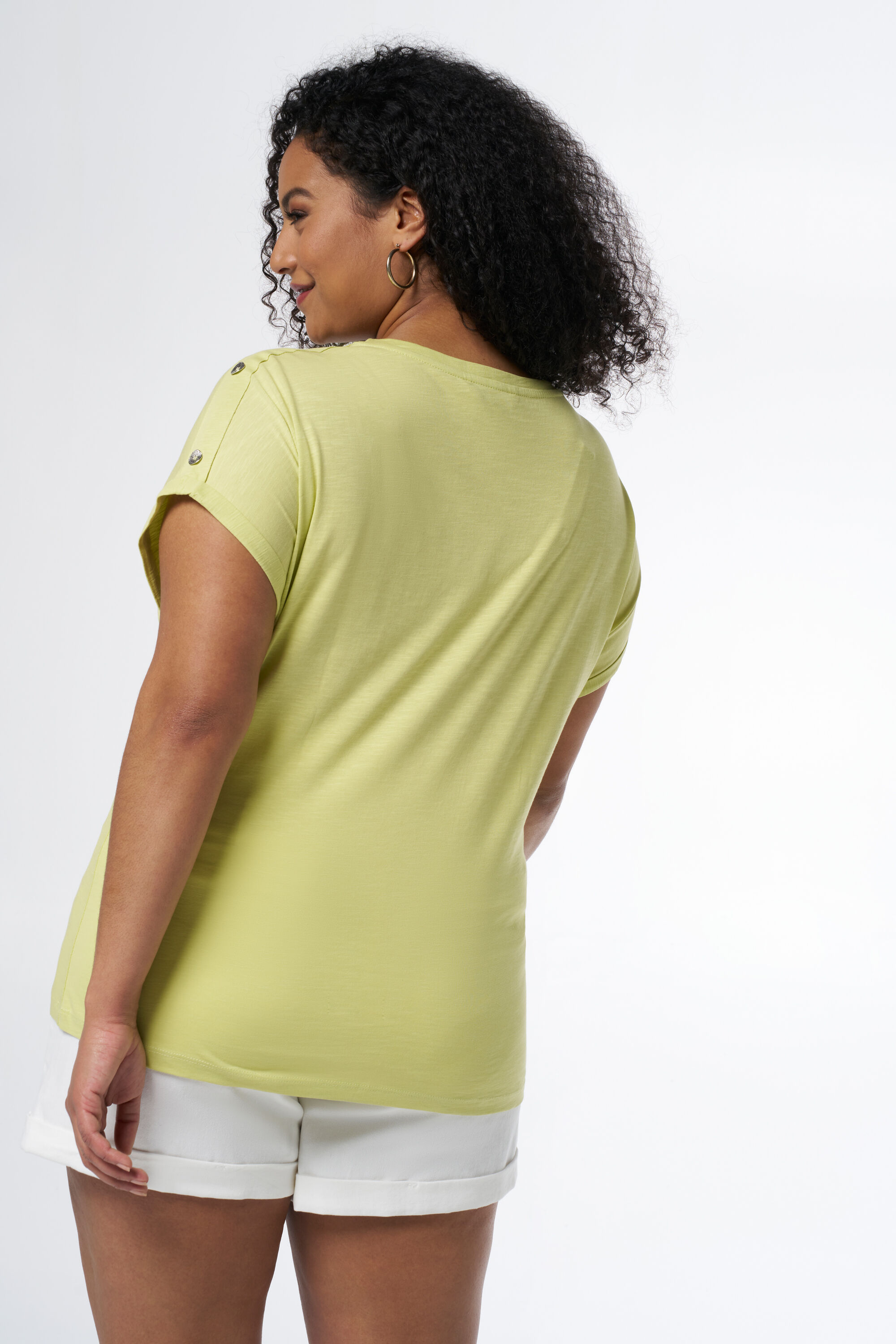 T-shirt &agrave; boutons image number 3