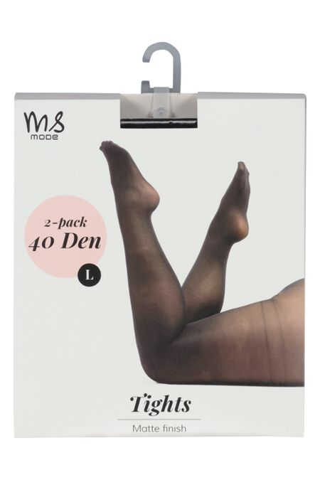 Pack de 2 Collants moulants 40 deniers