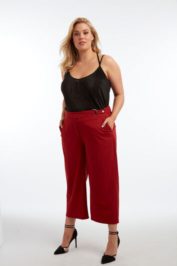 Pantalon Lin Noir Femme Grande Taille