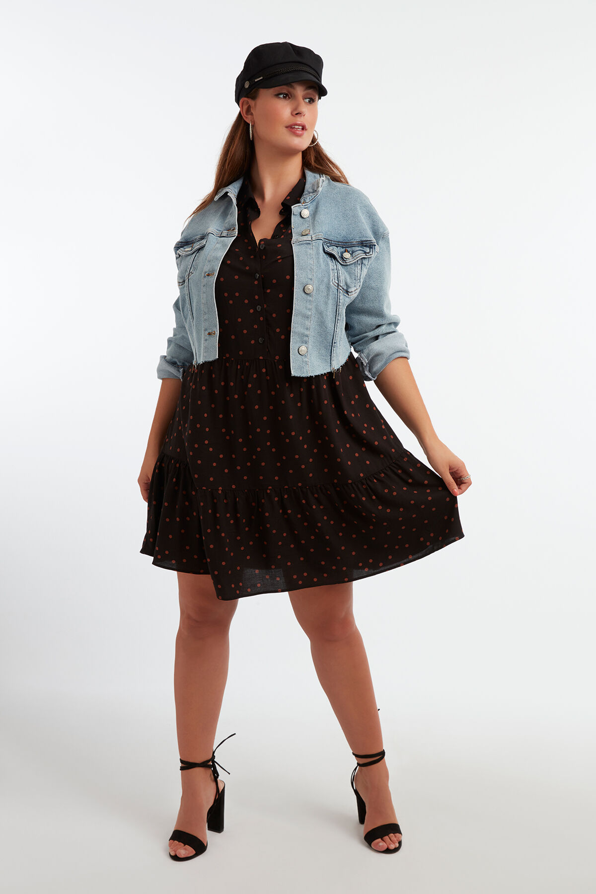 Veste en denim courte image number 3