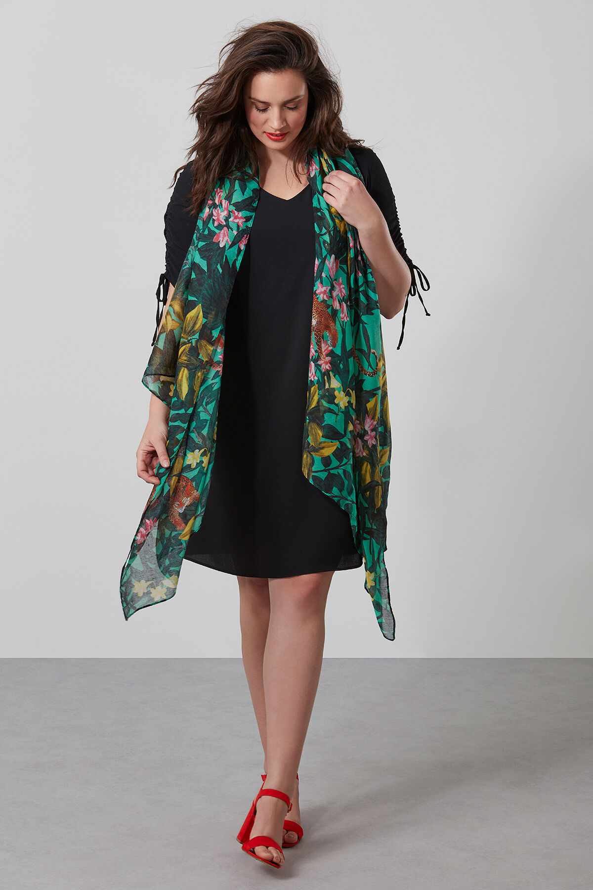 &Eacute;charpe &agrave; imprim&eacute; jungle image number 0