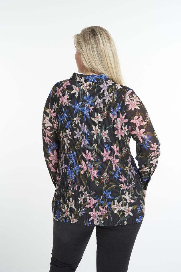 Chemisier fait de tissu plissé image number 3