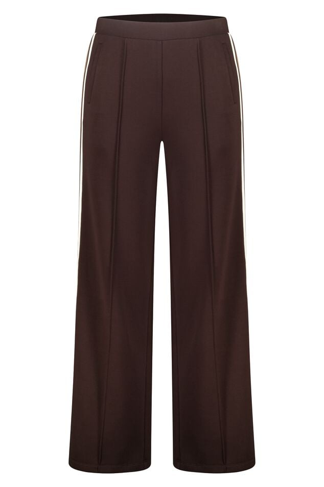 pantalon large avec passepoil sur le côté image number 1
