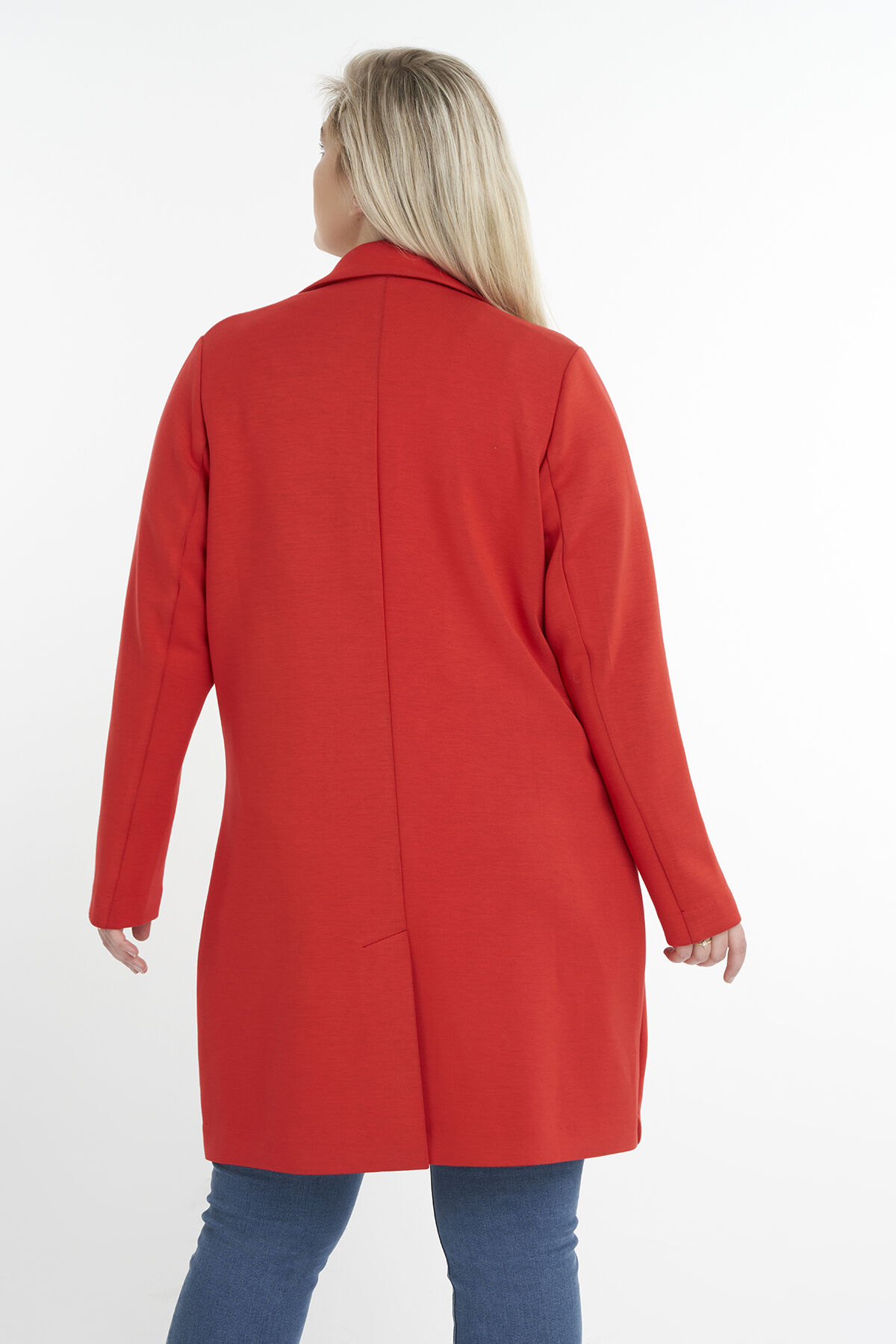 Long manteau en jersey  image number 3