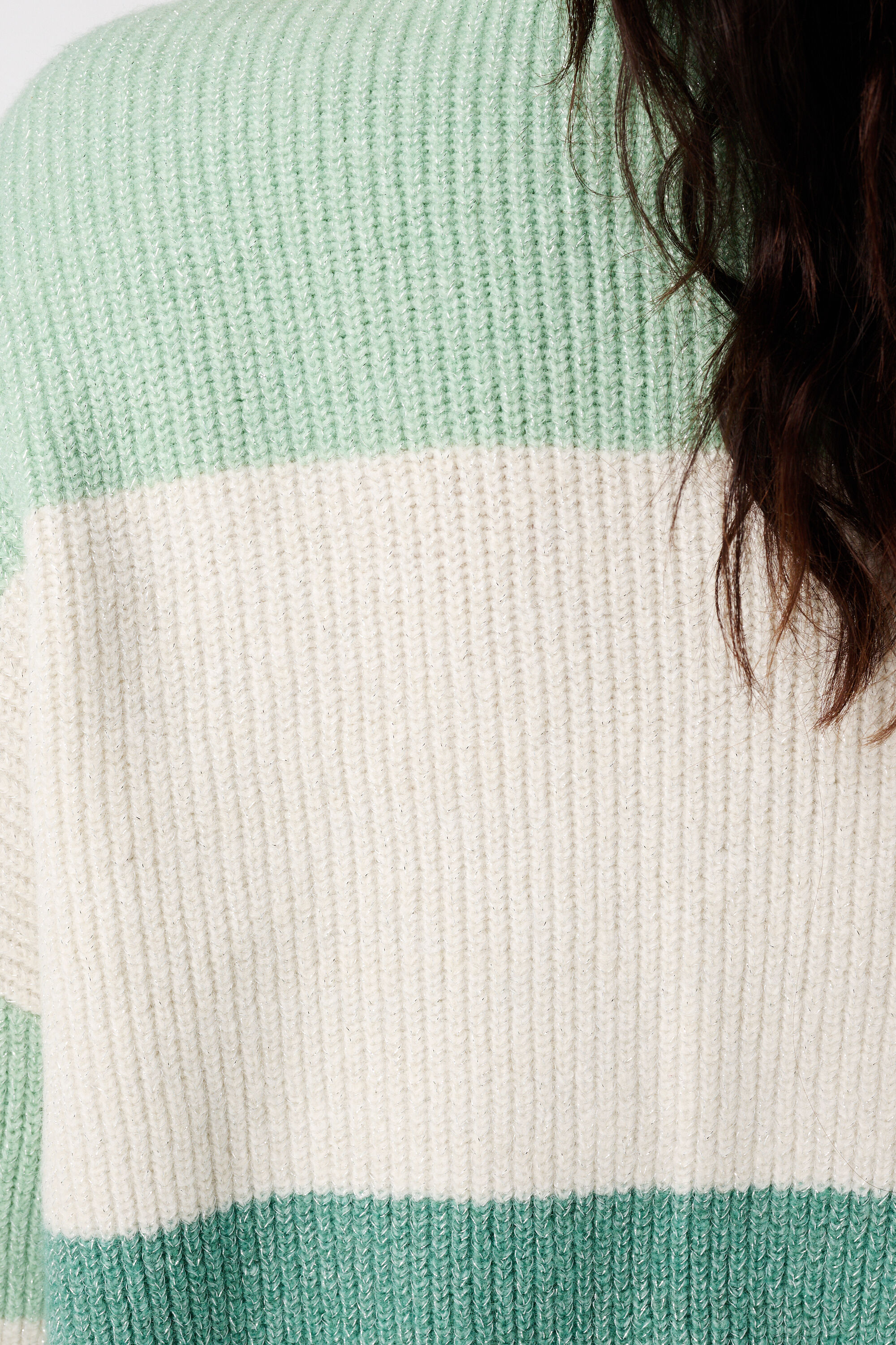 Pull en maille avec manches ballon image number 6