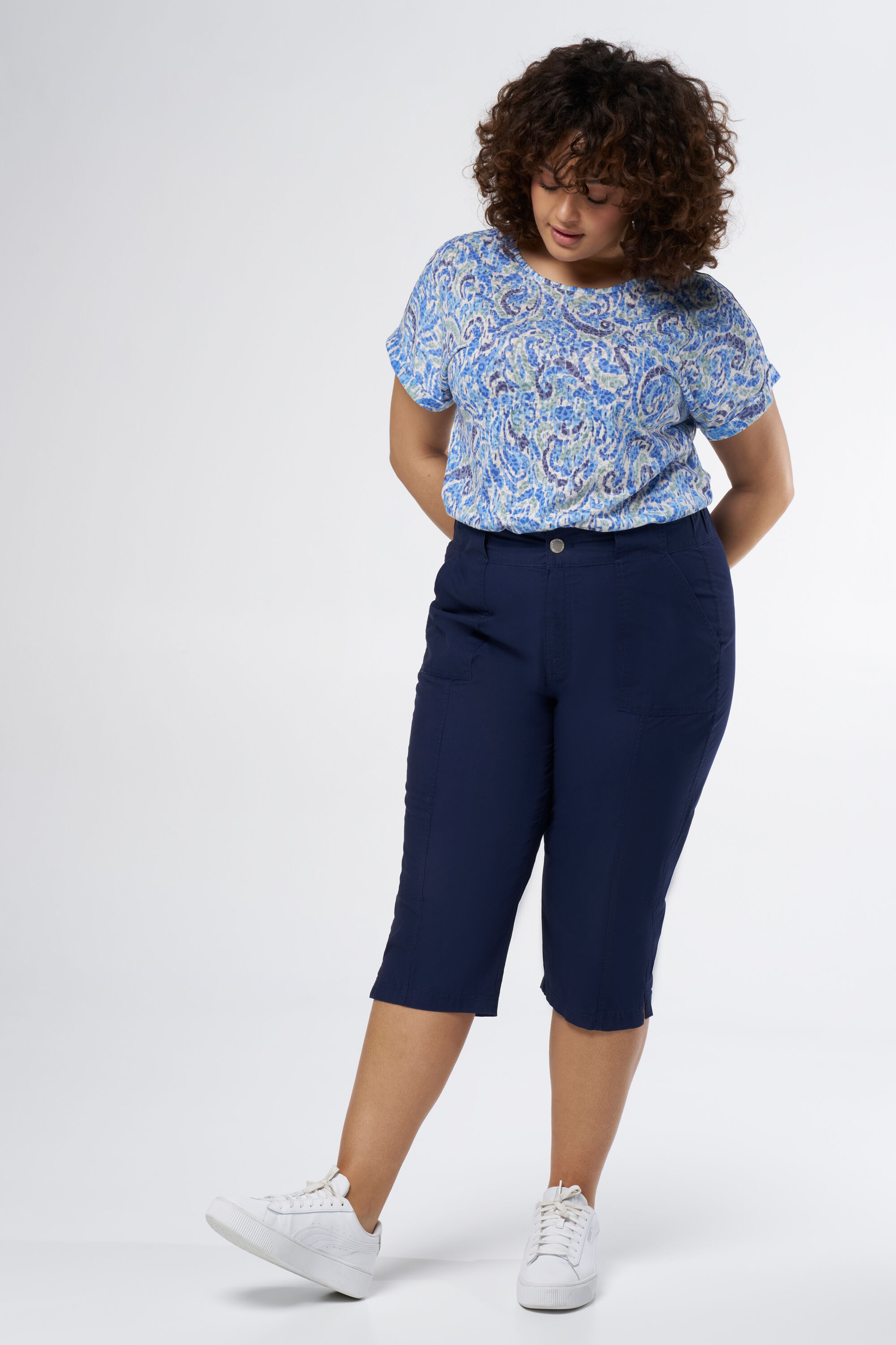 pantalons capri image number 6