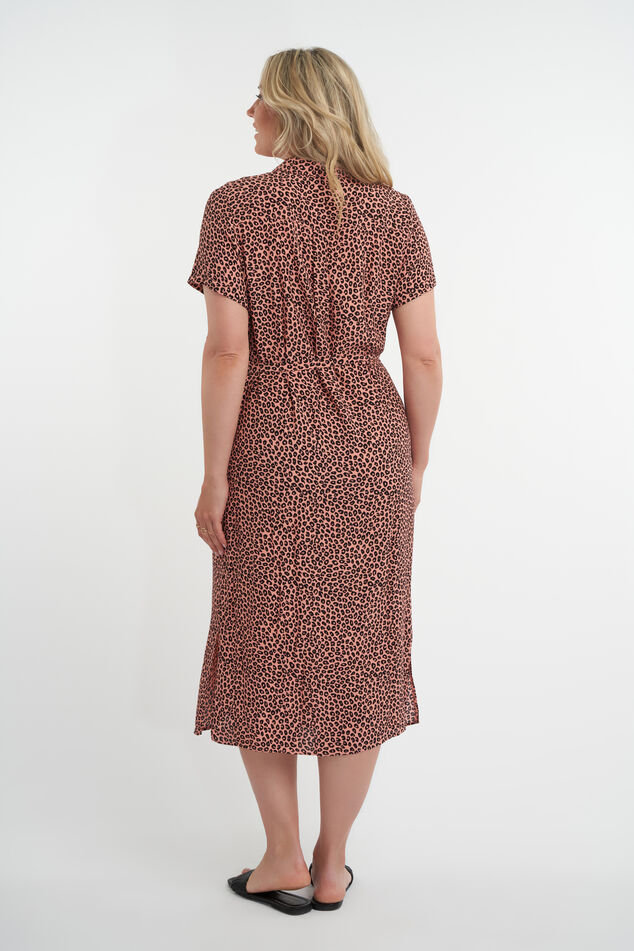 Robe longue avec ceinture à nouer image number 4