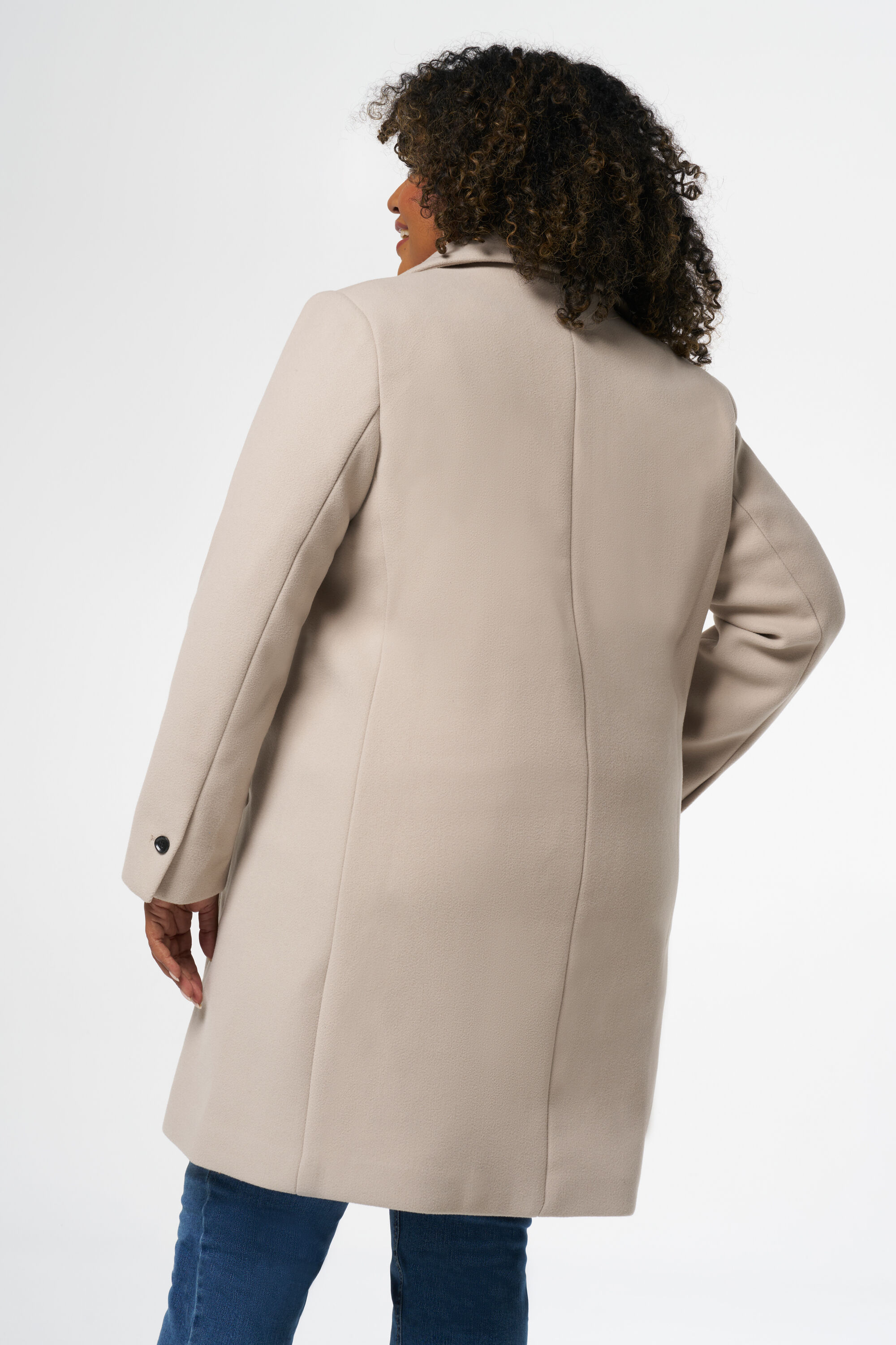 Manteau avec fermeture &agrave; boutons image number 3