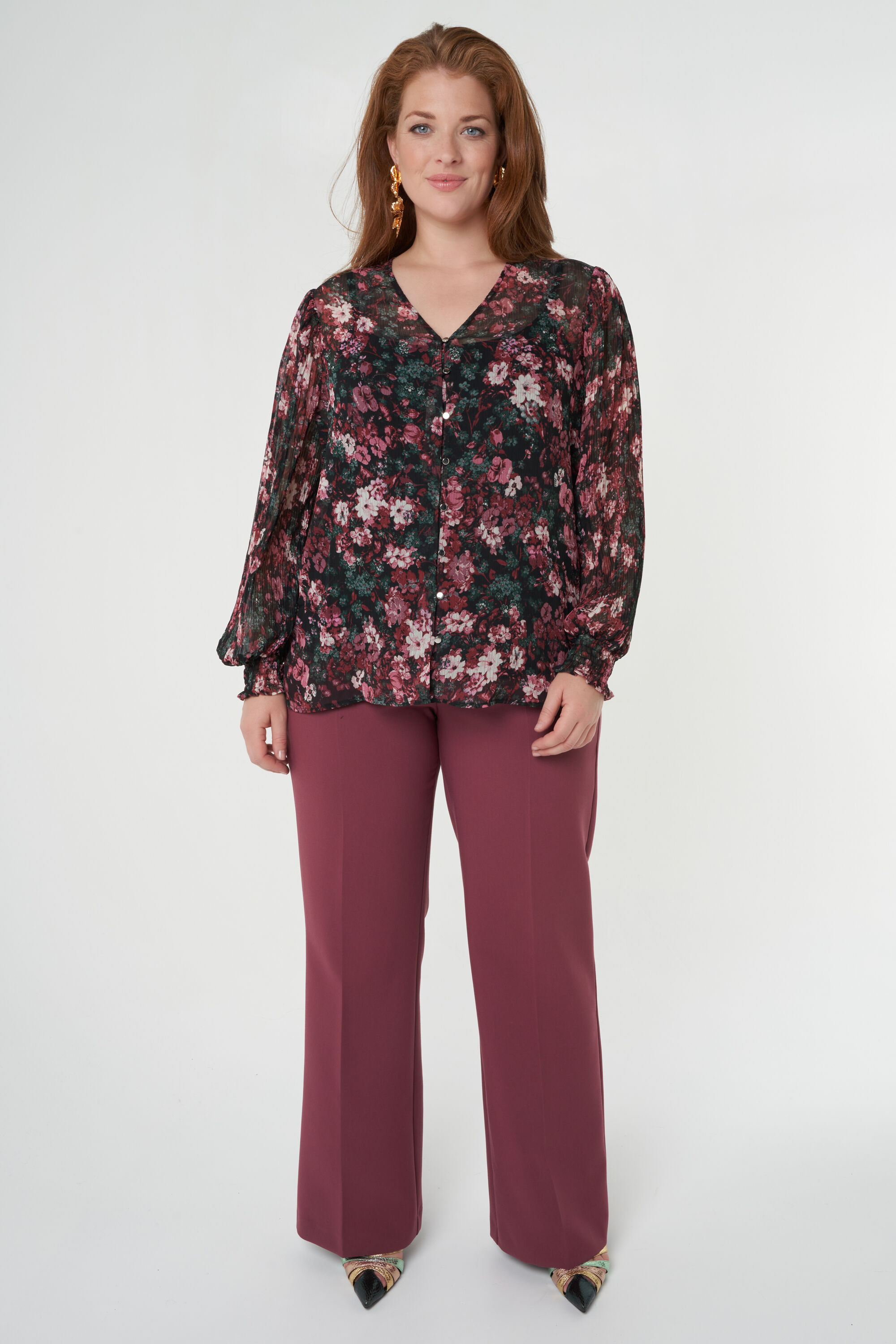 Chemisier &agrave; imprim&eacute; floral image number 6