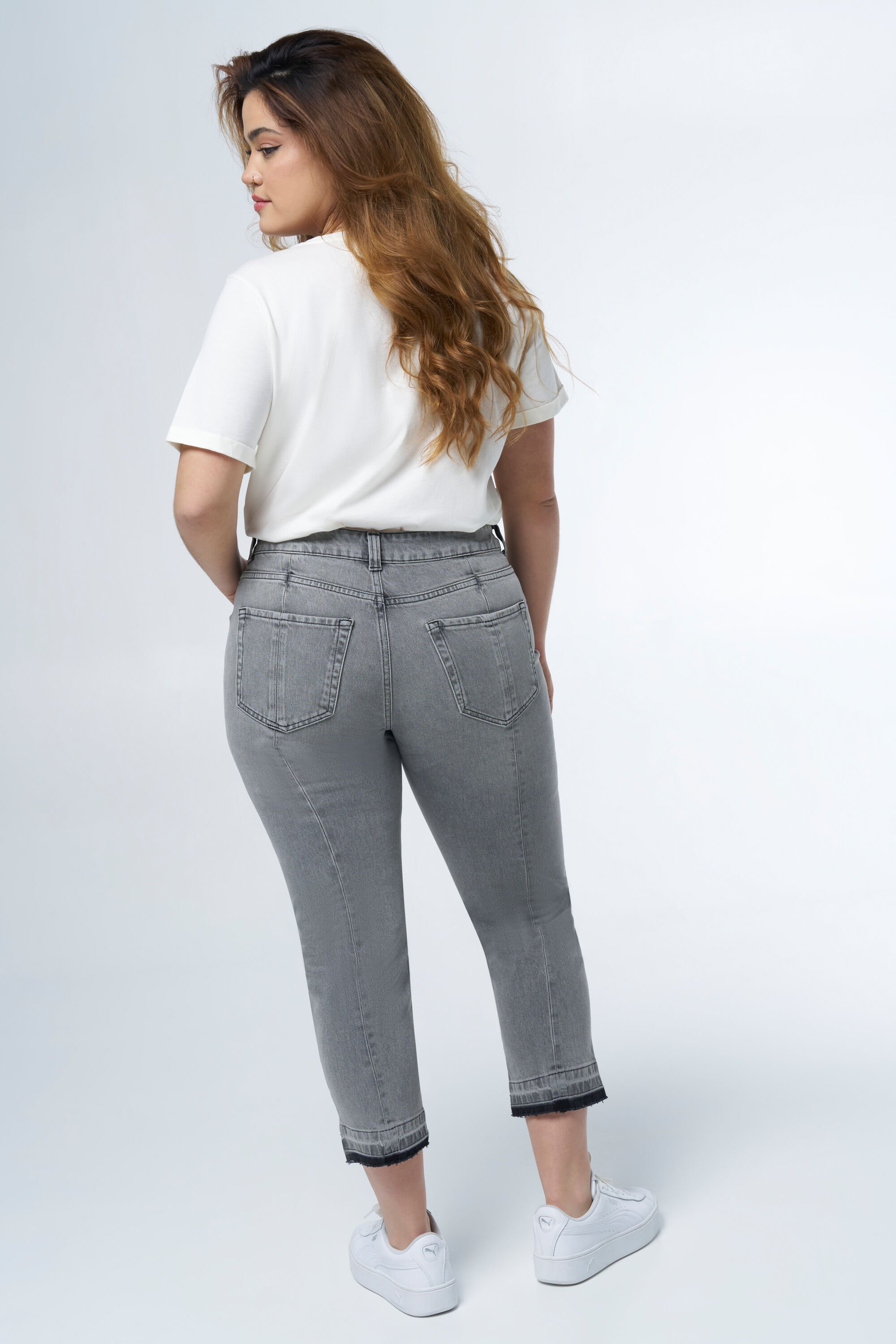 Jean droit bicolore image number 3